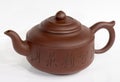 China teapot at white