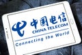 China telecom logo Royalty Free Stock Photo