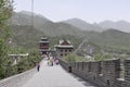 China, 6th may: Chinese Great Wall pathway at Juyongguan Pass