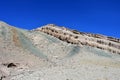 China, Tibet. China, Tibet. Mountain landscape on the way to lake Mershung Merchong in summer clear day