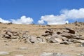 China, Tibet, fabulous dwarf of stones, created by nature