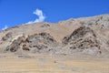 China, Tibet. Himalayas in the area of lake Teri Tashi Nam Co in summer. n sorrow is read face mythical beings Royalty Free Stock Photo