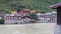 China Tibet Travel Landmark Culture Luding Bridge