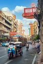 CHINA TOWN, BANGKOK THAILAND - 2 February 2023: Yaowarat road after the Covid-19 situation in easy traffic