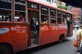 The bus stop at Bangkok Thailand