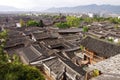 China town - Lijiang Rooftops Royalty Free Stock Photo
