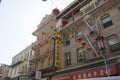 China town, Old Shanghai, San Francisco. Royalty Free Stock Photo