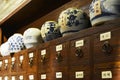 China traditional medicine store or old Chinese pharmacy Royalty Free Stock Photo