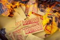 China, traditional religion, customs, Zhongyuan Purdue, Chinese Ghost Festival, burning, paper money