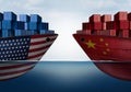 China United States Trade Royalty Free Stock Photo