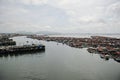 China / Hainan - View of the fishing village. Hainan Island Industrial Area