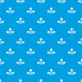 China welcome pattern vector seamless blue