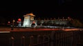 China xi 'an ancient city wall at night