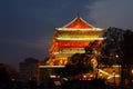 China xian drum tower
