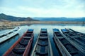 China Yunnan Lugu Lake scenery in winter