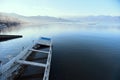 The China Yunnan morning Lugu Lake