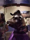 China Zhuhai Museum Antique Zodiac Animal Head Cow Ox Bronze Sculpture Beijing Summer Palace Treasure