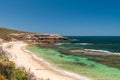 Chinamans Hat beach at Yorke Peninsula, SA Royalty Free Stock Photo