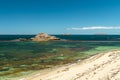 Chinamans Hat Island at Yorke Peninsula,SA Royalty Free Stock Photo