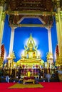 Chinarat Buddha statue in Wat Benchamabophit Royalty Free Stock Photo