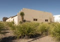 Chinati Foundation Building in Marfa, Oklahoma. Royalty Free Stock Photo