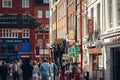 Chinatown area in London city, England, UK