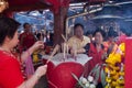 Chinatown, Bangkok, during the Chinese New Year Royalty Free Stock Photo