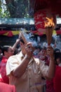 Chinatown, Bangkok, during the Chinese New Year Royalty Free Stock Photo