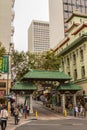 Chinatown Dragon Gate in San Francisco