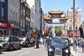 Chinatown is an ethnic enclave in the City of Westminster, London. Royalty Free Stock Photo