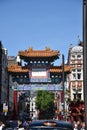 Chinatown is an ethnic enclave in the City of Westminster, London. Royalty Free Stock Photo