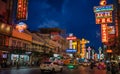 Chinatown in the evening, Bangkok thailand