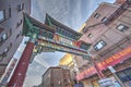 Philadelphia chinatown gate Royalty Free Stock Photo