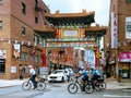 Chinatown gate in Philadelphia, PA