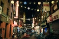 Chinatown in New York at night - sep 2022 Royalty Free Stock Photo