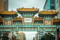 Chinatown pogoda architecture in washington dc usa capital Royalty Free Stock Photo