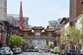 Chinatown`s Friendship Archway in Washington DC Royalty Free Stock Photo