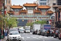 Chinatown`s Friendship Archway in Washington DC Royalty Free Stock Photo