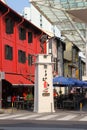 Chinatown, Singapore - April 11, 2016. Old buildings located in Chinatown, Singapore. Singapore Chinatown is a world famous Royalty Free Stock Photo