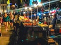 Chinatown street markets at night.