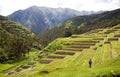 Chinchero, Incan Ruins, Peru Royalty Free Stock Photo