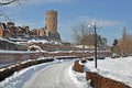 Chindia fortress snow Royalty Free Stock Photo
