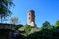 Chindia Park (Parcul Chindia) near the ruins of the The Royal Court of Targoviste (Curtea Domneasca) in Royalty Free Stock Photo