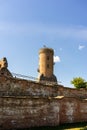 The Chindia Tower Turnul Chindiei and ruins of medieval old fortress in Targoviste, Romania Royalty Free Stock Photo