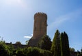 The Chindia Tower Turnul Chindiei and ruins of medieval old fortress in Targoviste, Romania Royalty Free Stock Photo
