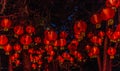 Chineese Lanterns at Gardens of Light, Montreal, Quebec, Canada.