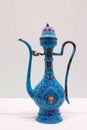 Chines ancient cloisonne enamel flagon Royalty Free Stock Photo