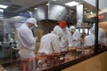 Chines chefs prepare food in restaurant in Shanghai