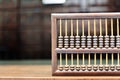 Chinese abacus Royalty Free Stock Photo