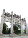 Chinese Acient Temple Entrance Royalty Free Stock Photo